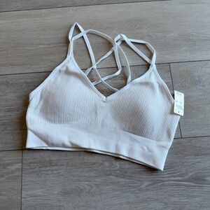 American Eagle / AERIE women’s ribbed sports bra size large